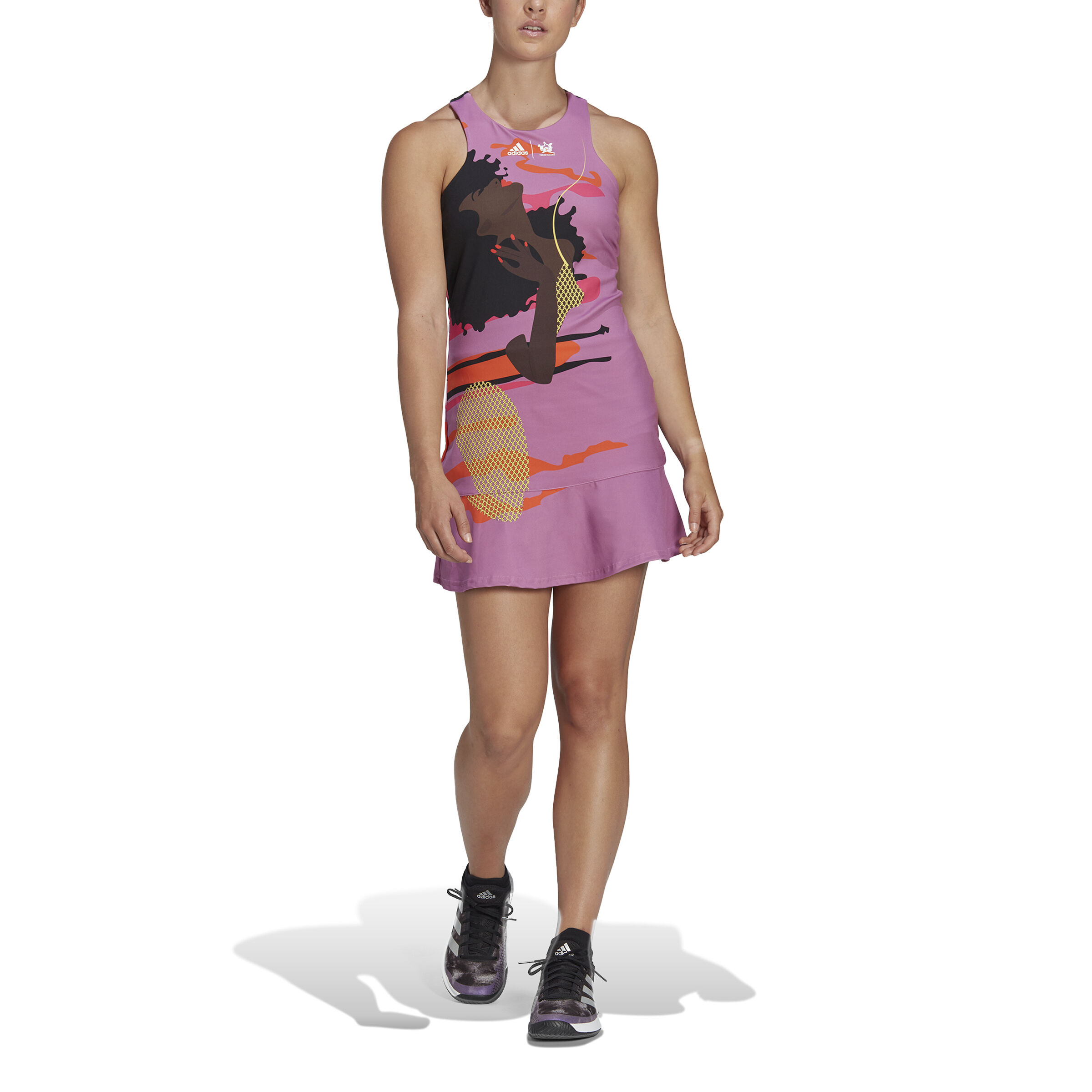 Buy adidas New York Y Dress Women Lilac Multicoloured online