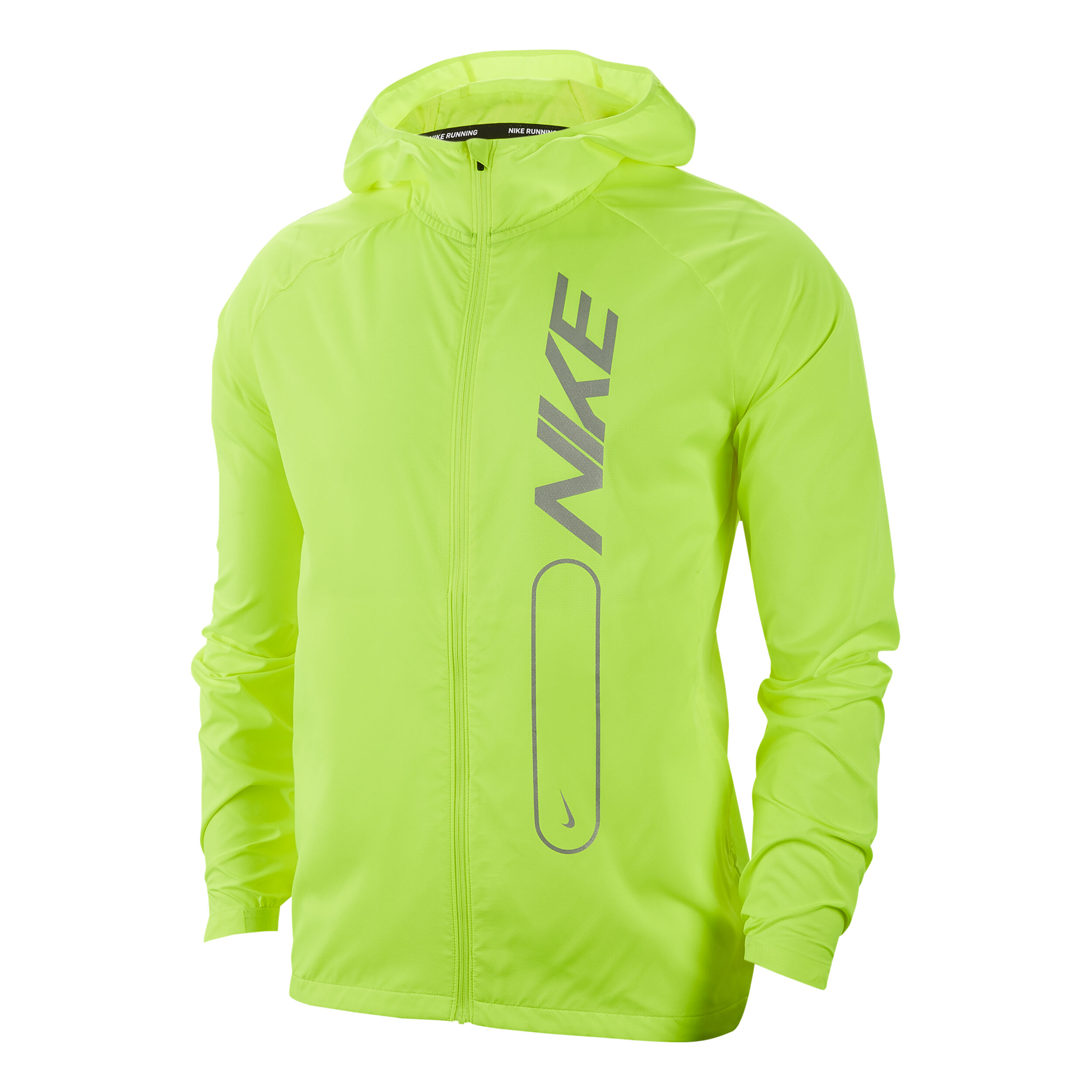 Air Pro Essential Training Jacket Men Neon Yellow Silver