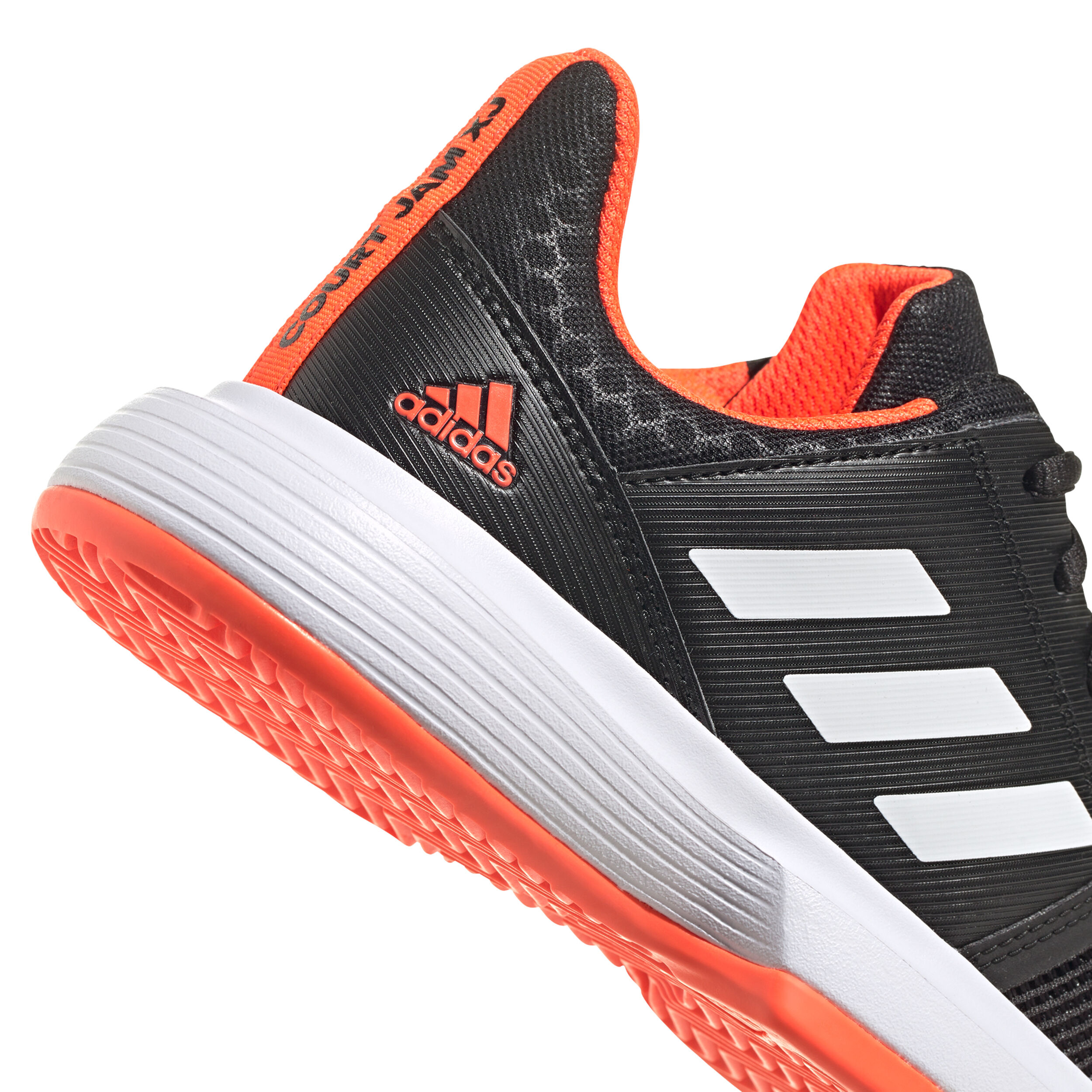 Buy adidas CourtJam XJ All Court Shoe Kids Black White online Padel Point COM