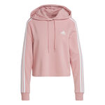 adidas 3-Stripes FT Crop Hoody