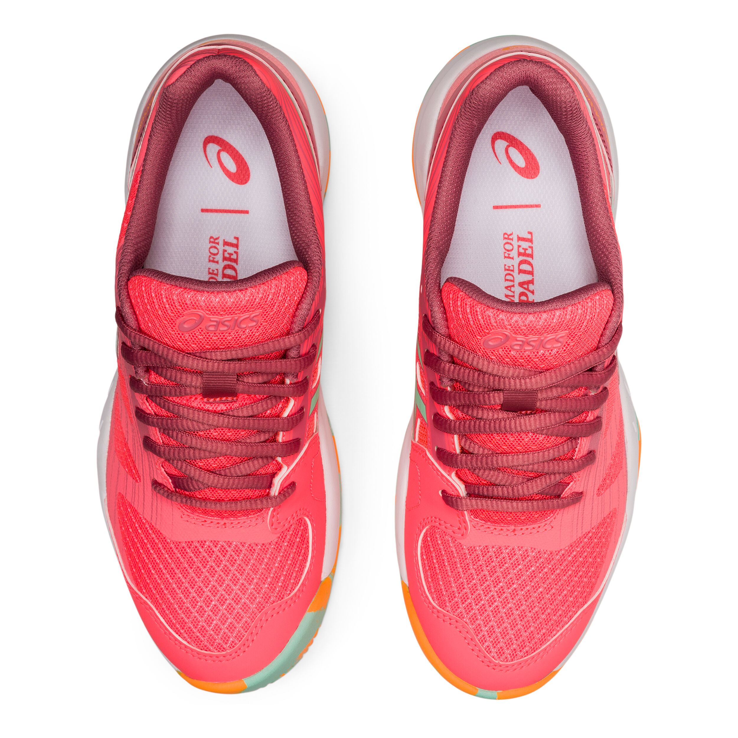 Gel Padel Exclusive 6 Padel Shoe Women Coral Multicoloured
