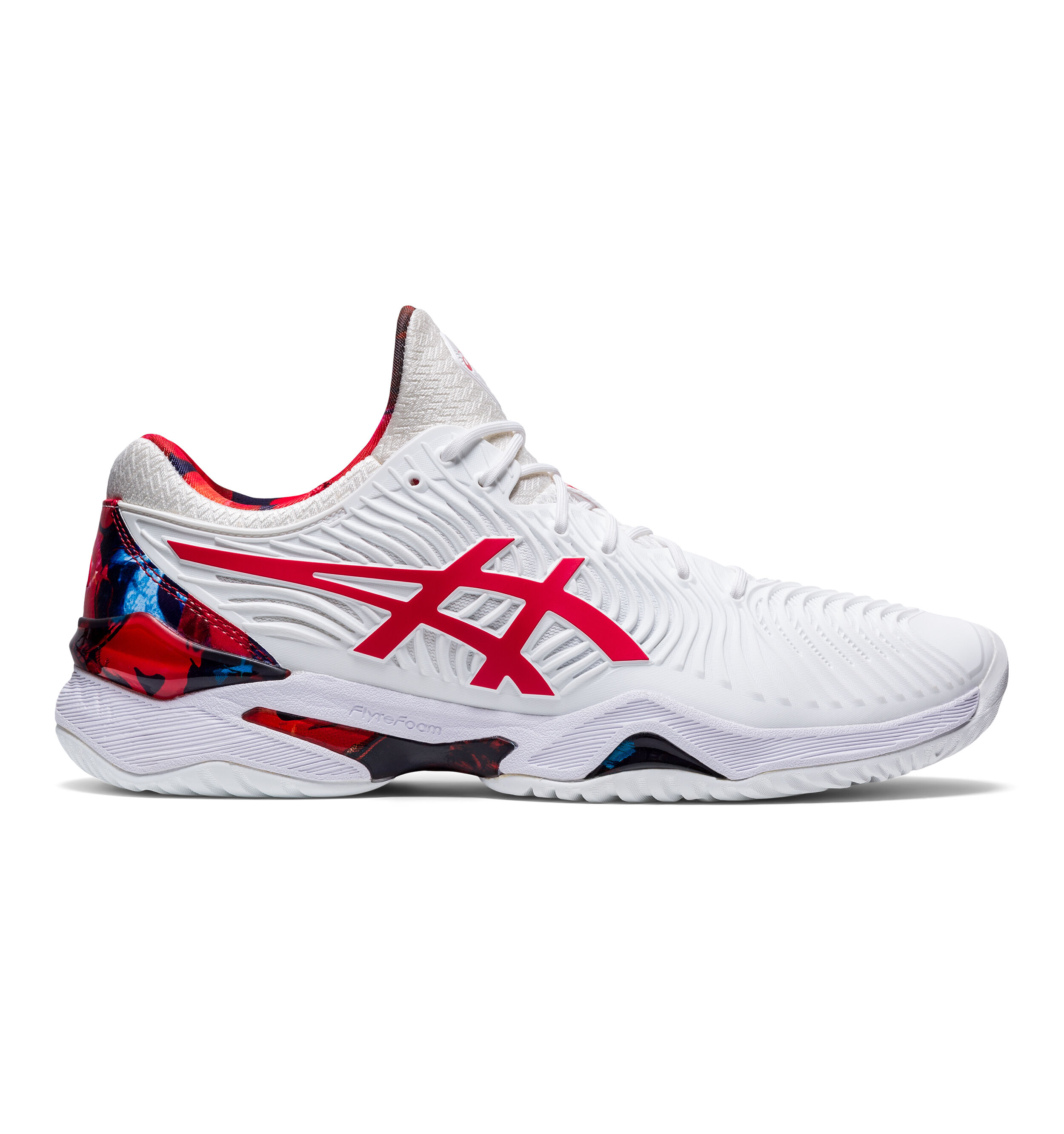Buy ASICS Court FF Novak All Court Shoe Men White Red online Padel Point COM