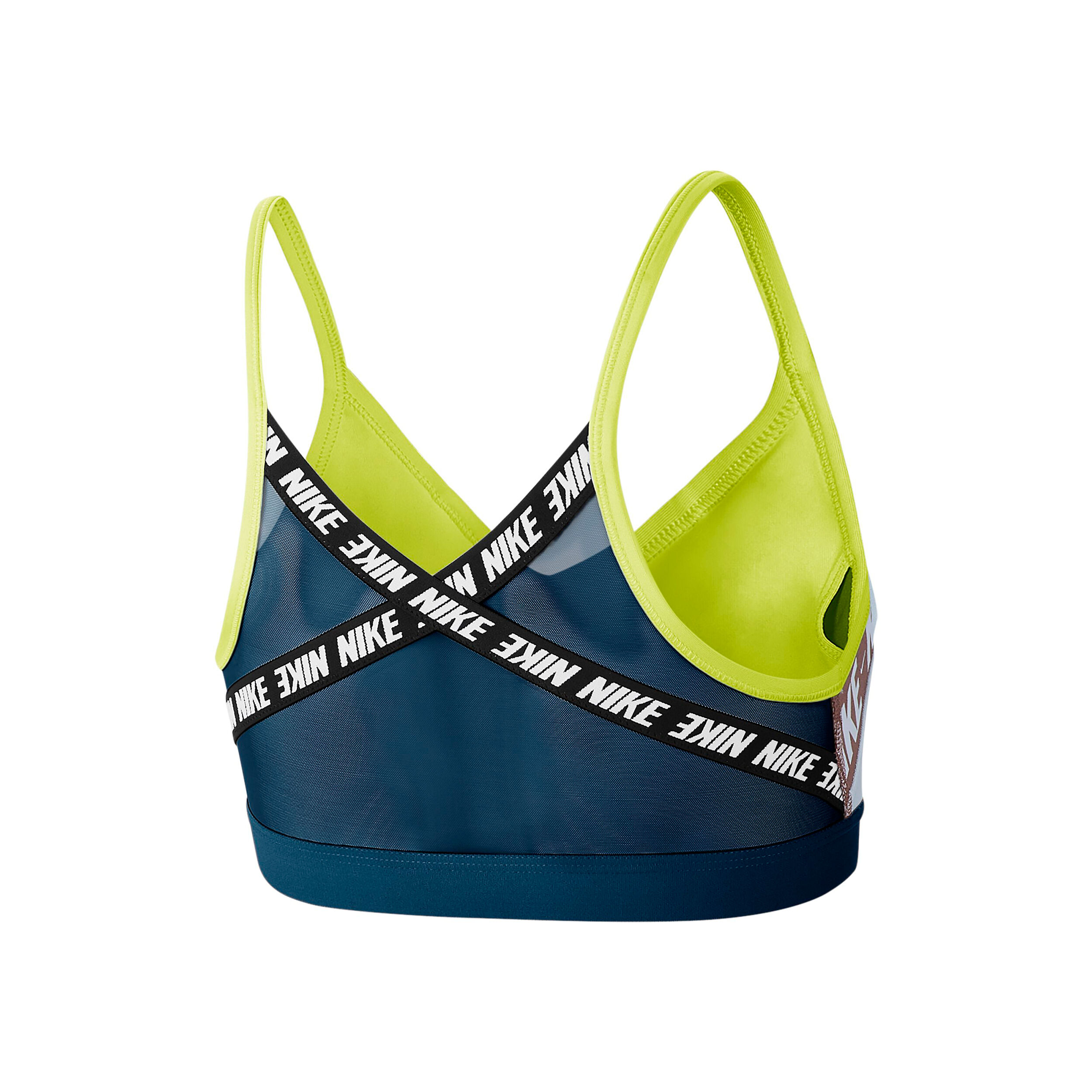 Buy Nike Indy Logo Sports Bras Women Neon Yellow Petrol online Padel Point COM