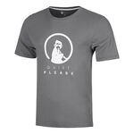 Quiet Please Clothing Quiet Please Trainings T-Shirt Men - grey, white
