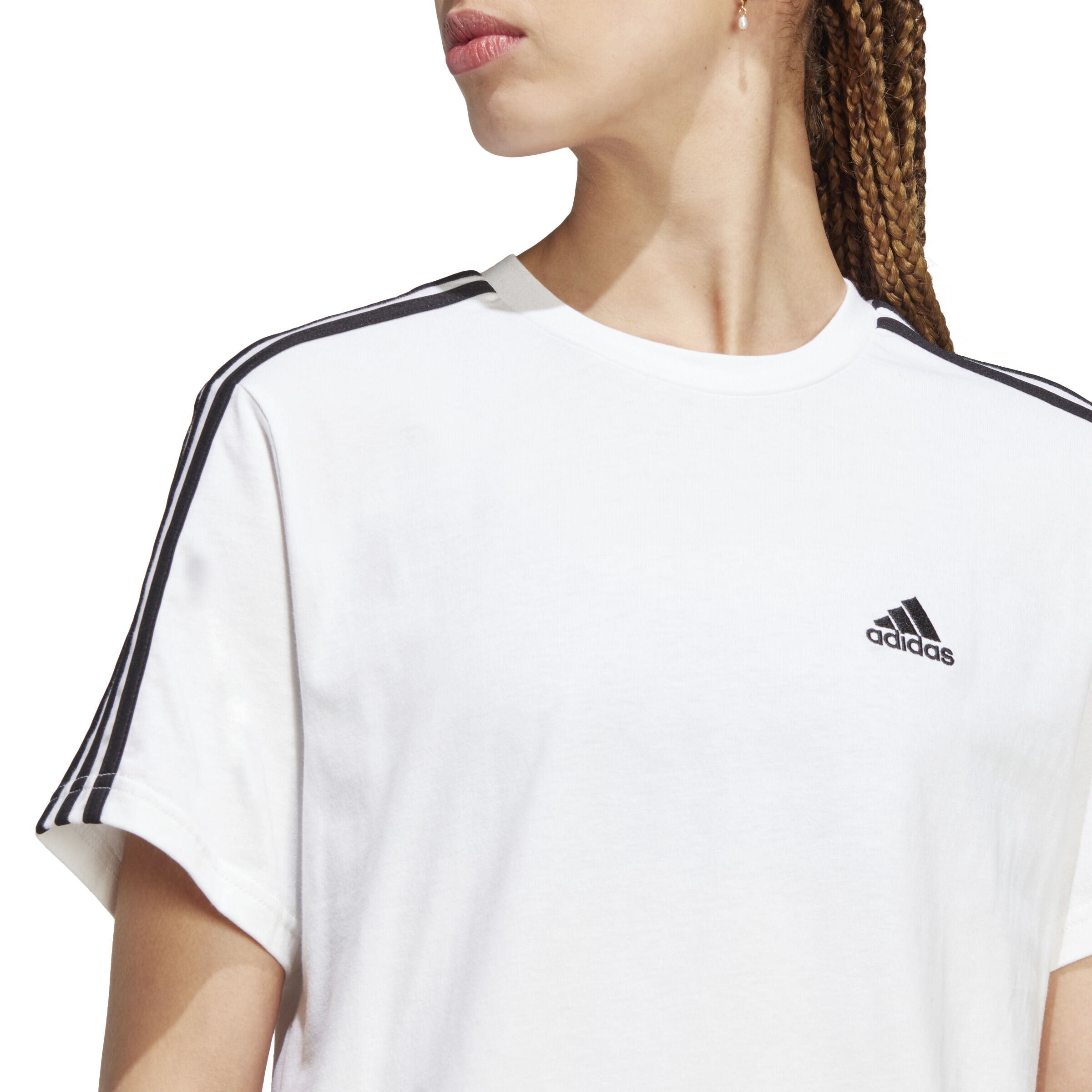 Womens 3 stripe adidas best sale t shirt