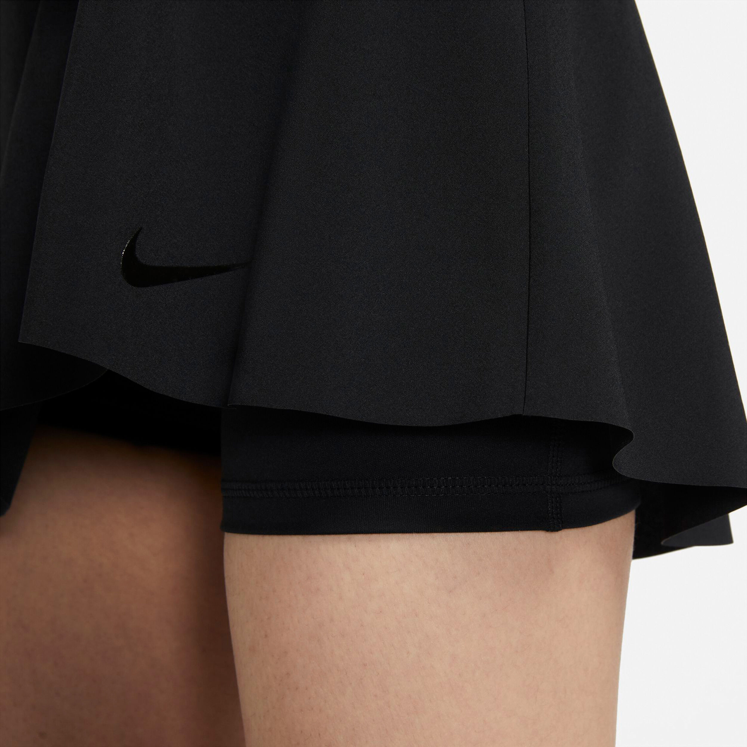 nike black club skirt shorts