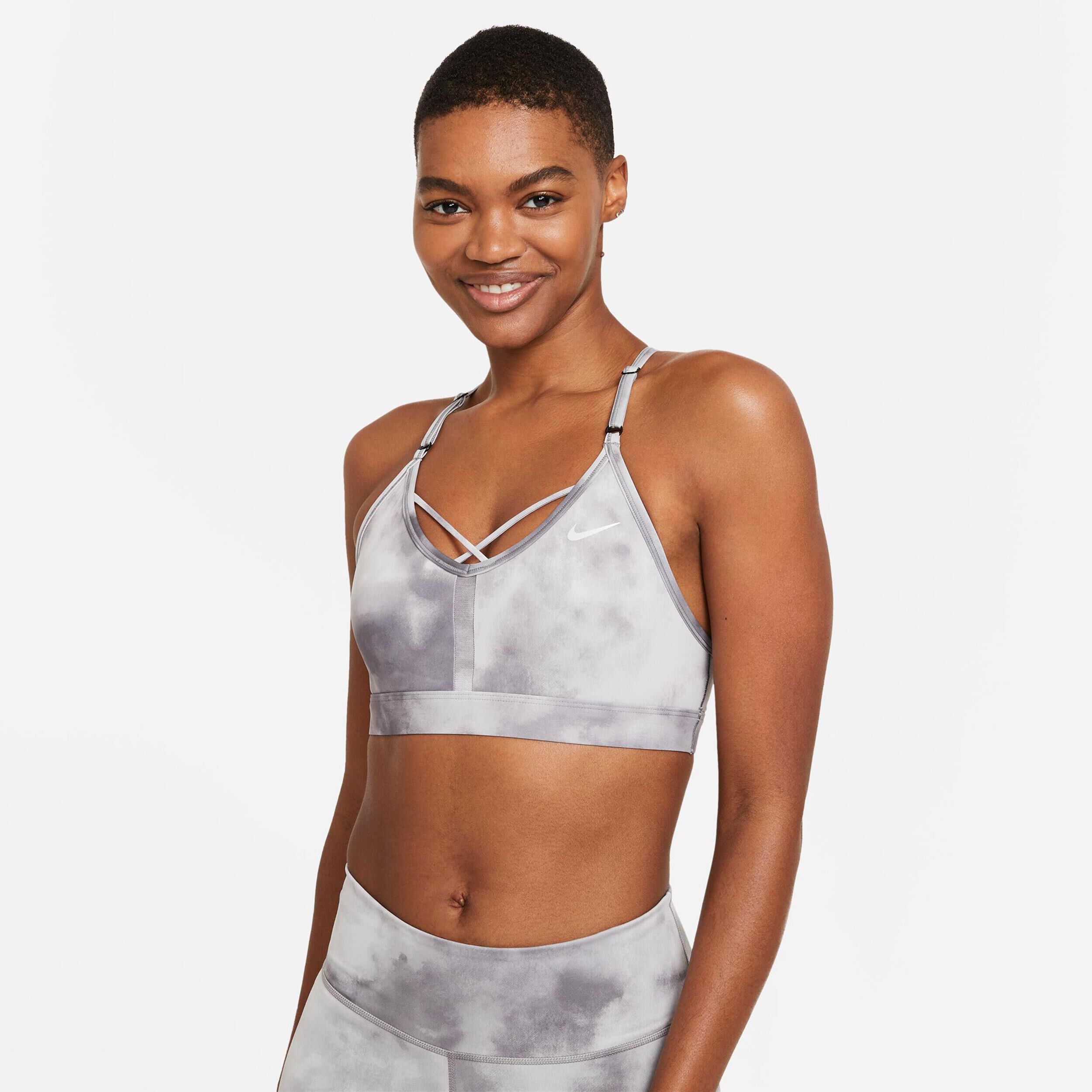 Buy Nike Indy Icon Clash Sports Bras Women Grey White online