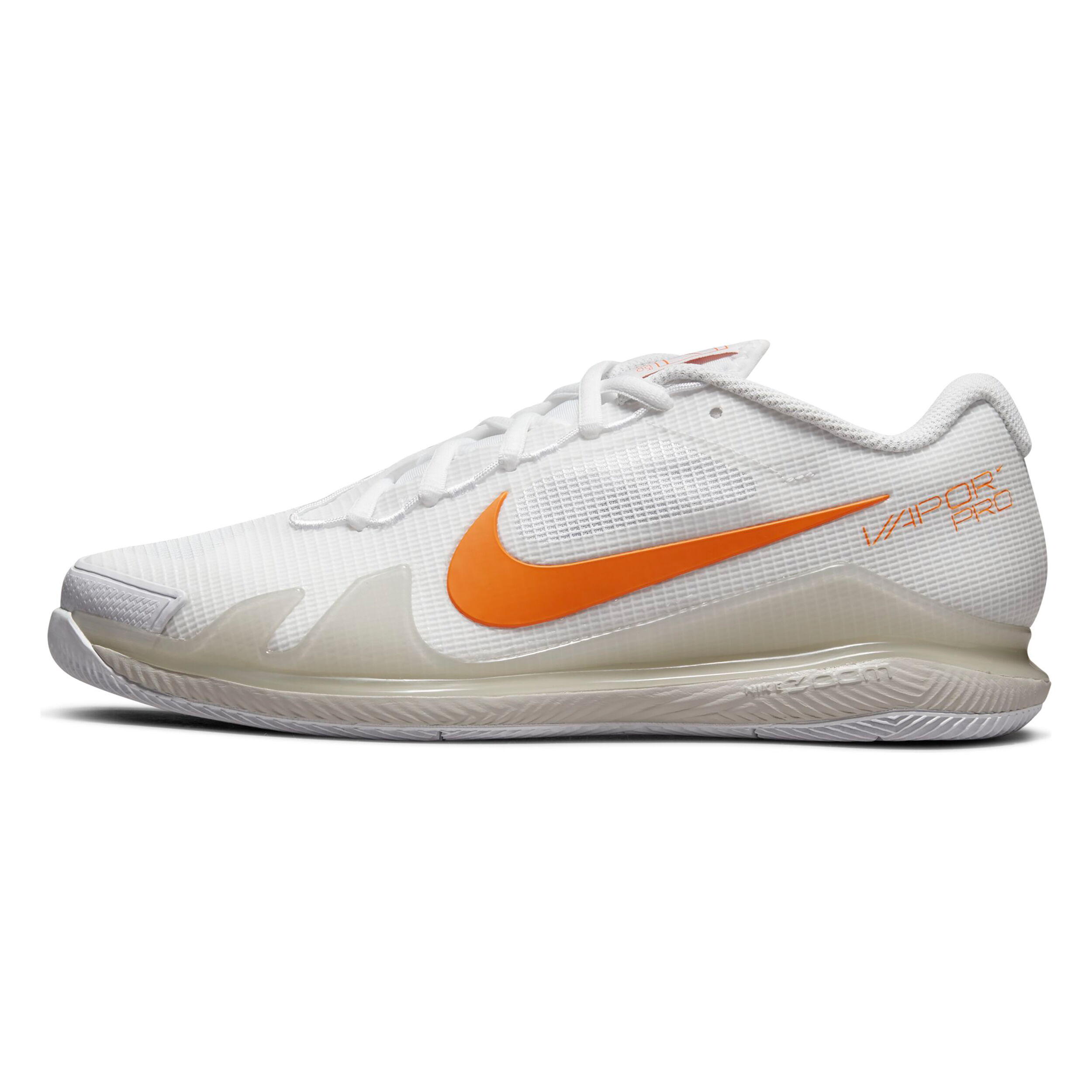 Nike zoom top white and orange