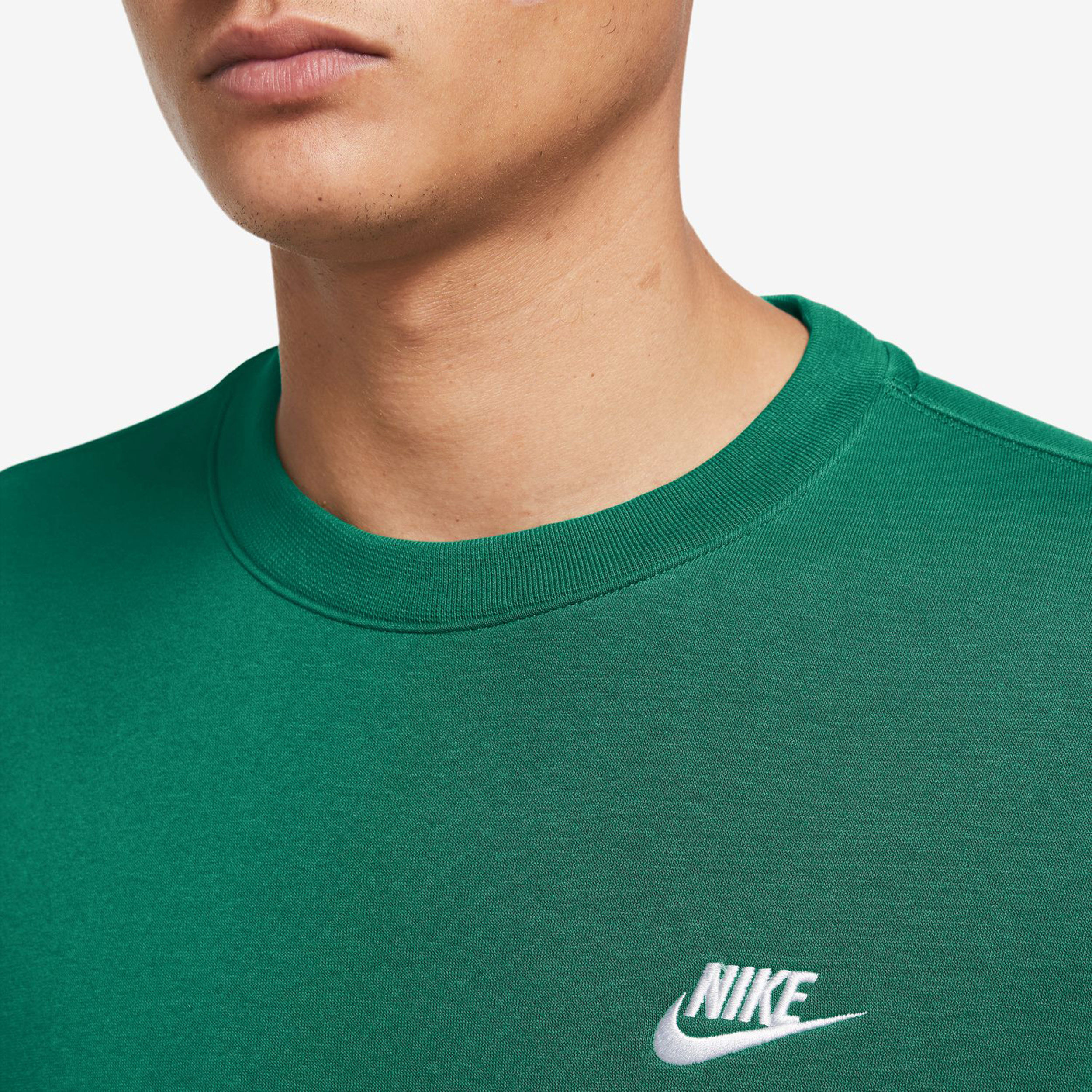 Nike club sweatshirt green shop