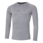 Nike Clothing Nike Pro Long Sleeve Men-Lightgrey
