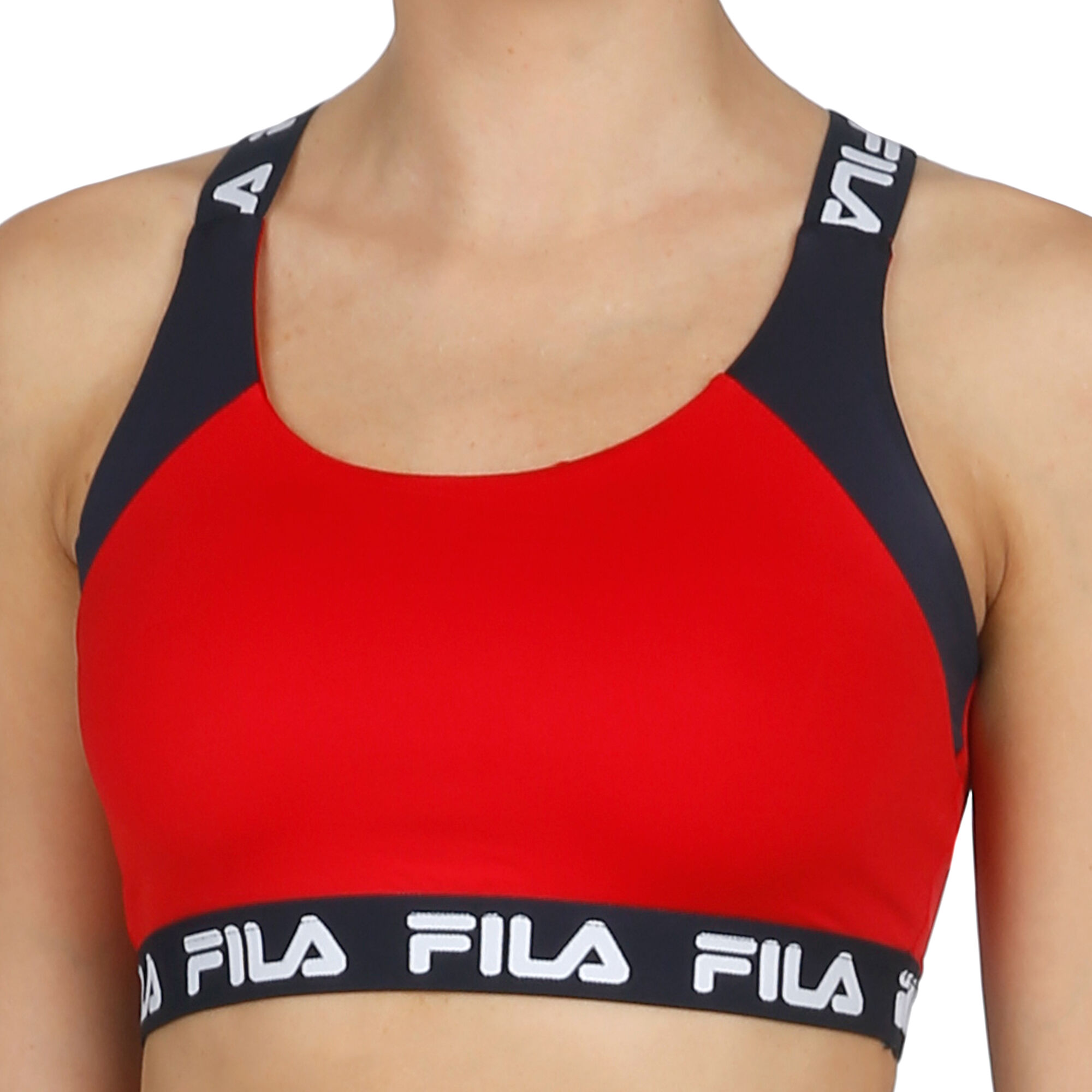 Buy Fila B Sports Bras Women Red, Dark Blue online