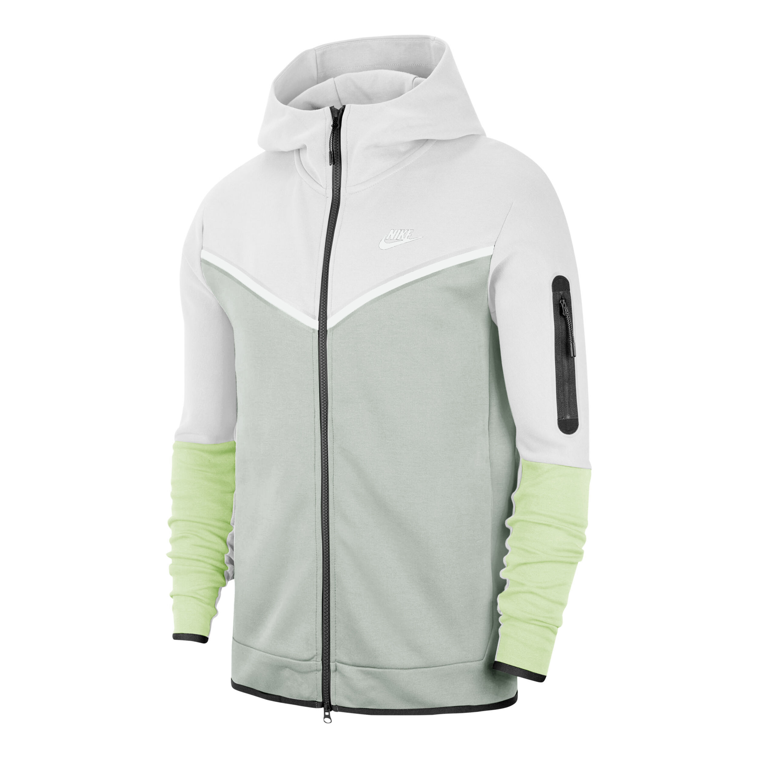 Green and hotsell white nike tech