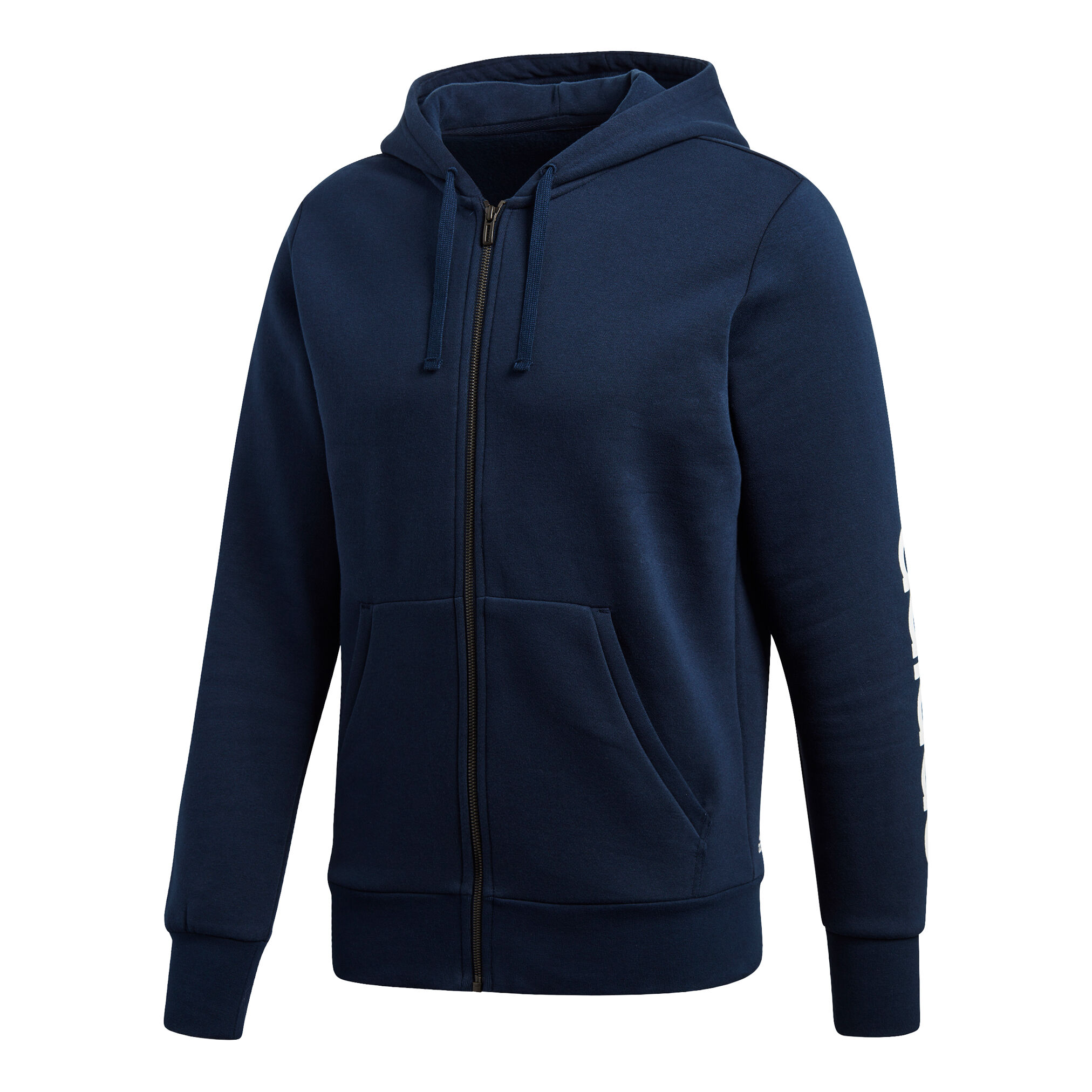 Buy adidas Essentials Linear Full Zip Hoody Men Dark Blue White online Padel Point COM
