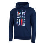 BIDI BADU Clothing BIDI BADU New York 2024 Logo Chill Hoody Men-Dark Blue,Multicoloured