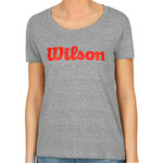 Wilson Script Cotton Tee Women