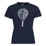 HEAD PADEL TYPO T-Shirt Women DB            