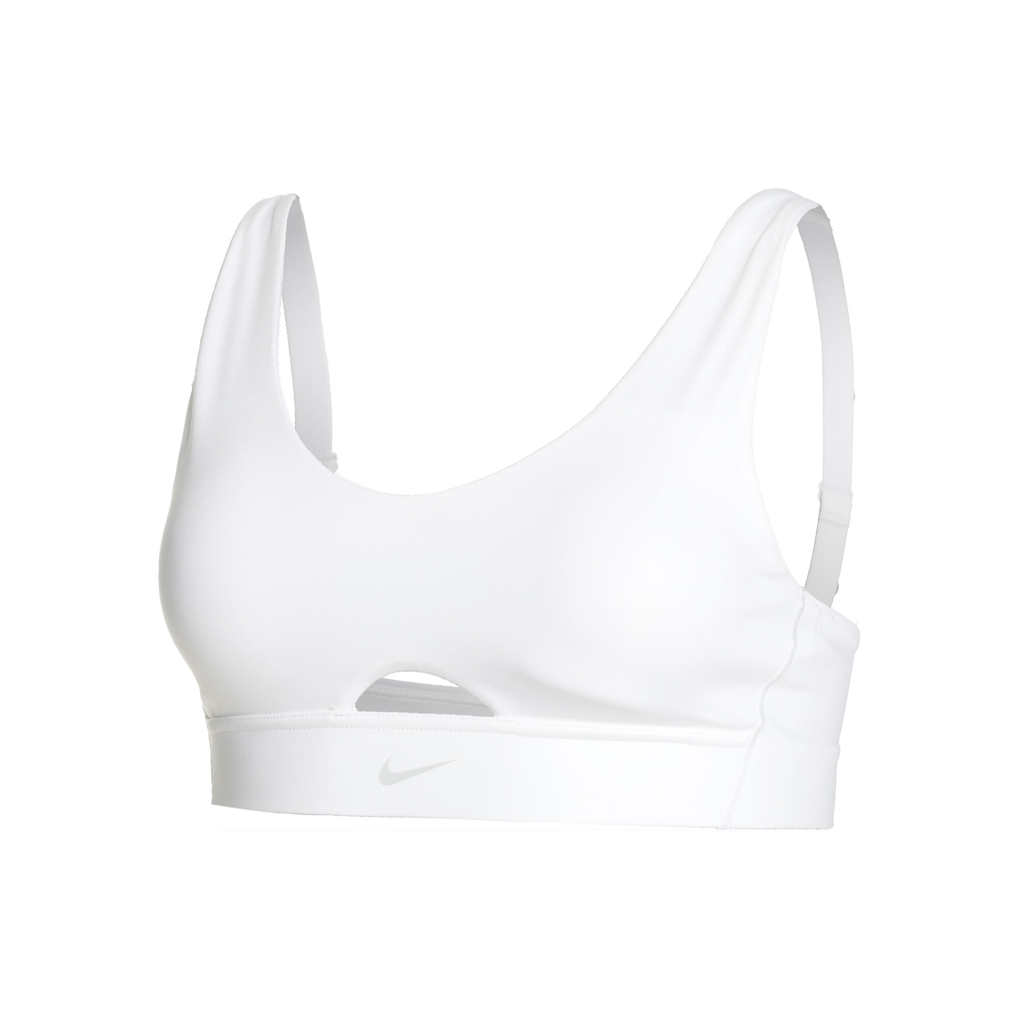 Buy Nike Dri-Fit Indy Plunge Cutout Sports Bras Women White online