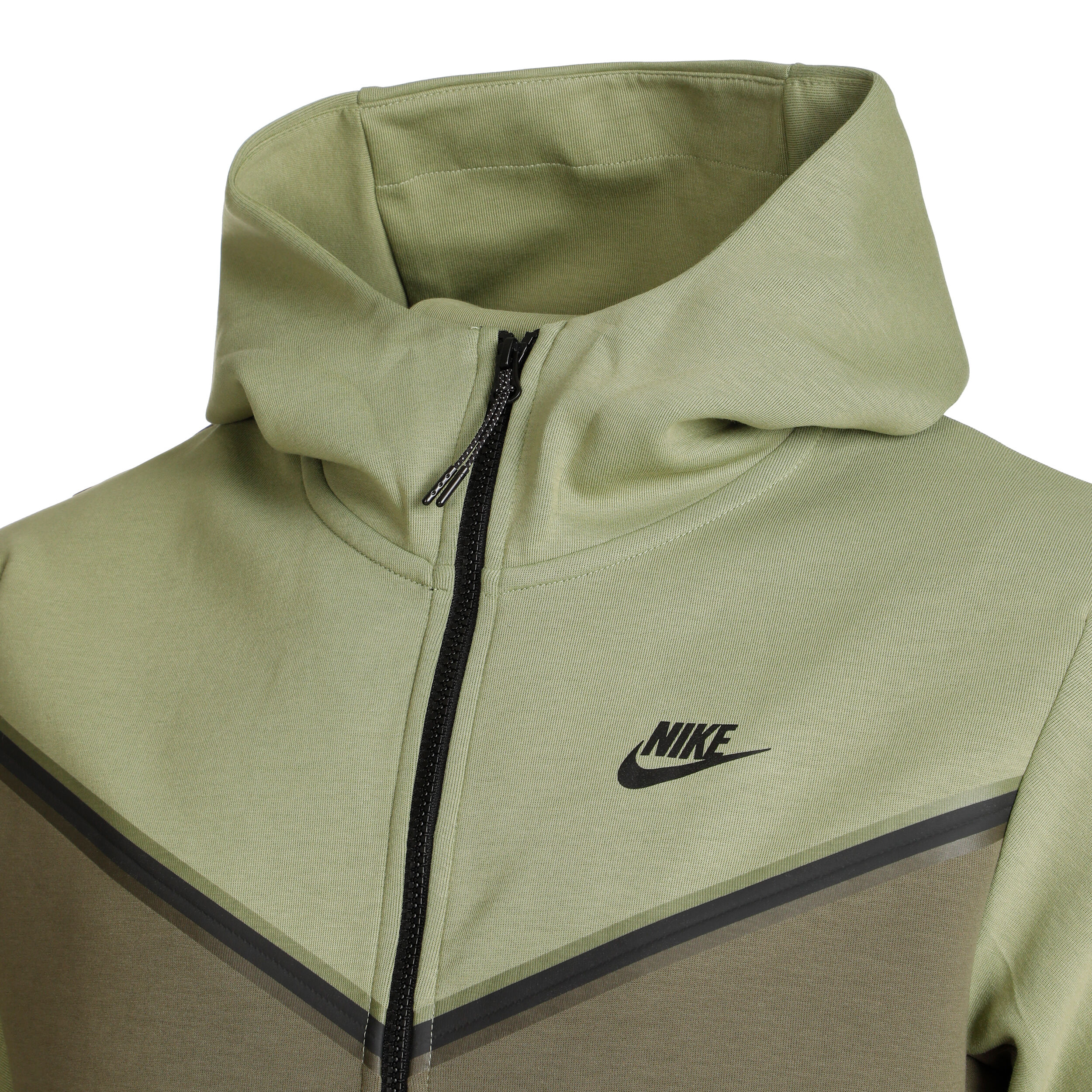 Sportswear Tech Zip Hoodie Men Olive Green