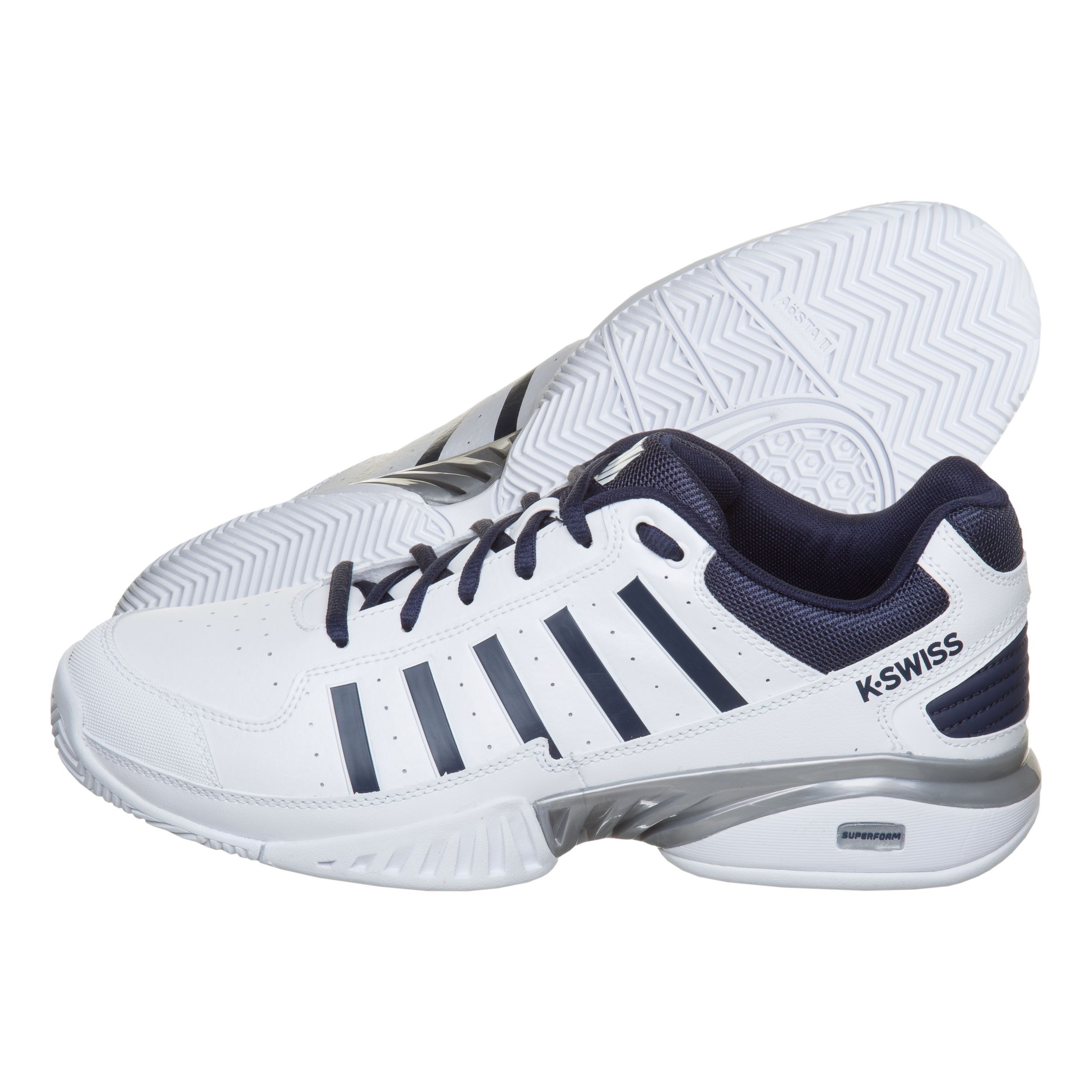 Receiver IV All Court Shoe Men White Dark Blue