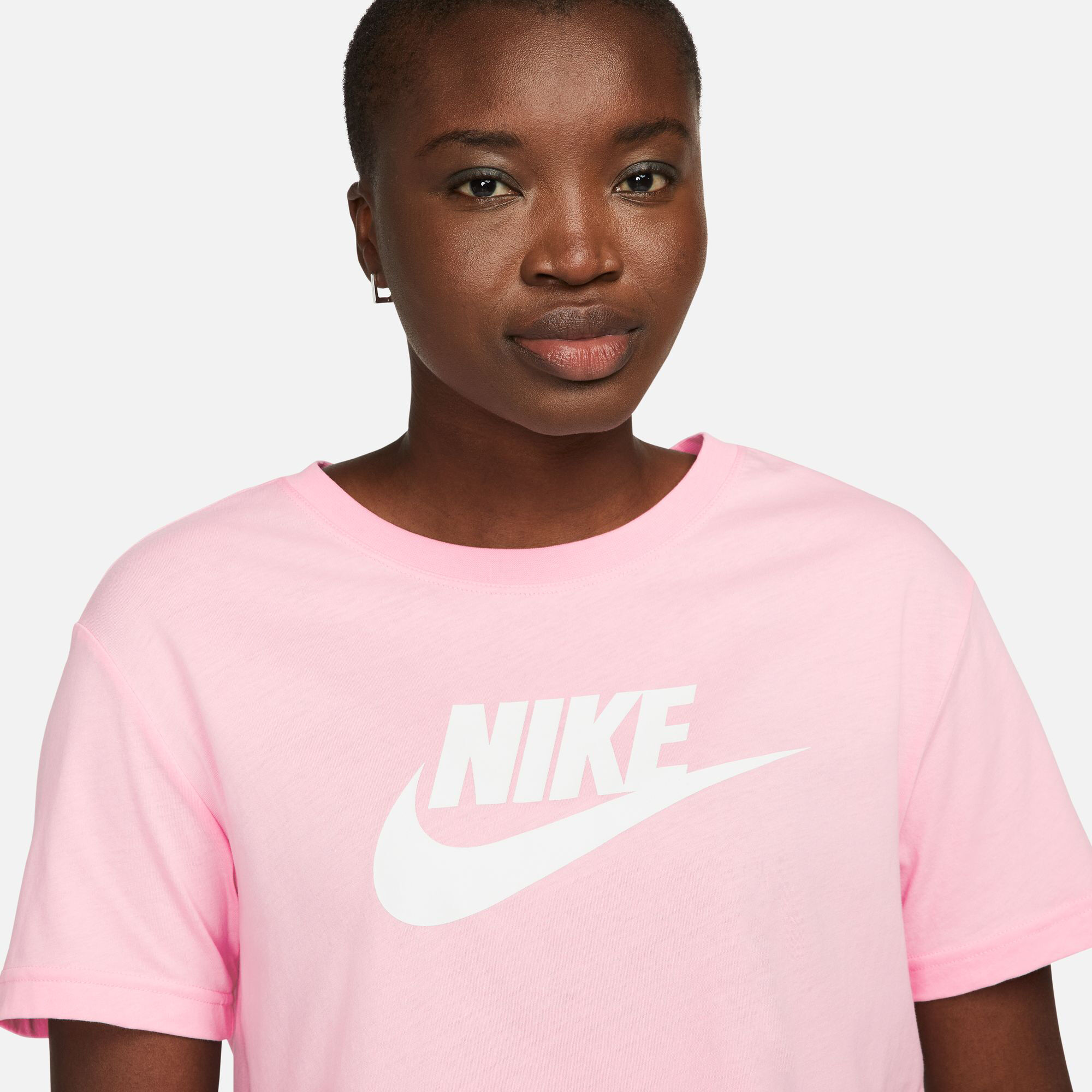 Buy Nike Sportswear Essential Cropped T-Shirt Women Pink