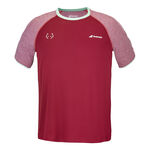 Babolat Clothing Babolat Crew Neck Lebron T-Shirt Men - wine red, 
