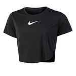 Nike One Dri-Fit Color-Blocked Standard-Fit Cropped Tee