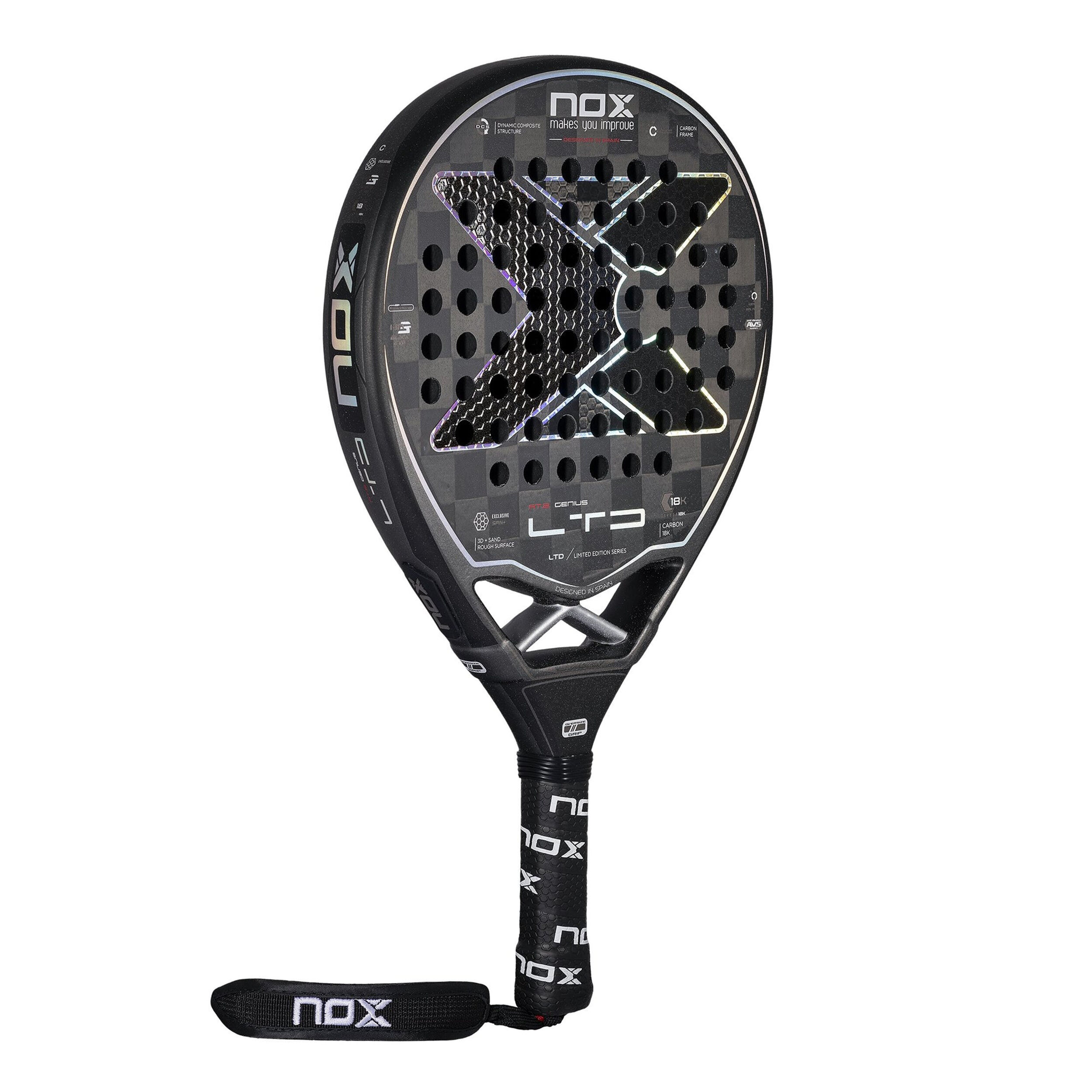 Nox パデルラケット　genius padel Nox AT Genius Attack 18K 2024 by Agustín Tapia Padel Racket