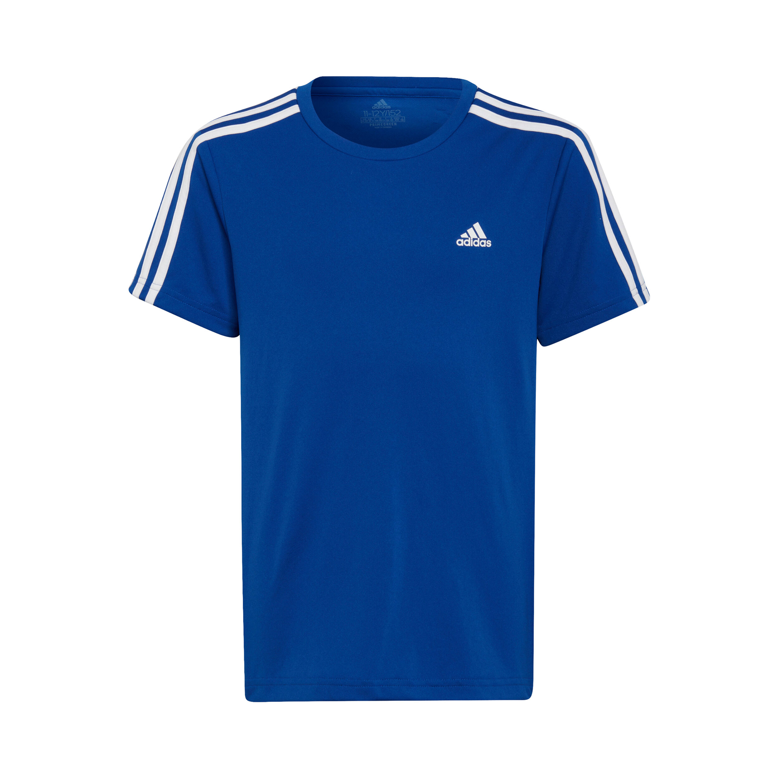 Buy adidas 3 Stripes T Shirt Boys Blue White online Padel Point COM
