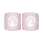 Quiet Please Tennis apparel Quiet Please Short Wristband 2 Pack Unisex - lilac, white