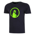 Quiet Please Clothing Quiet Please Wild Trainings T-Shirt Men-Dark Blue,Neon Green