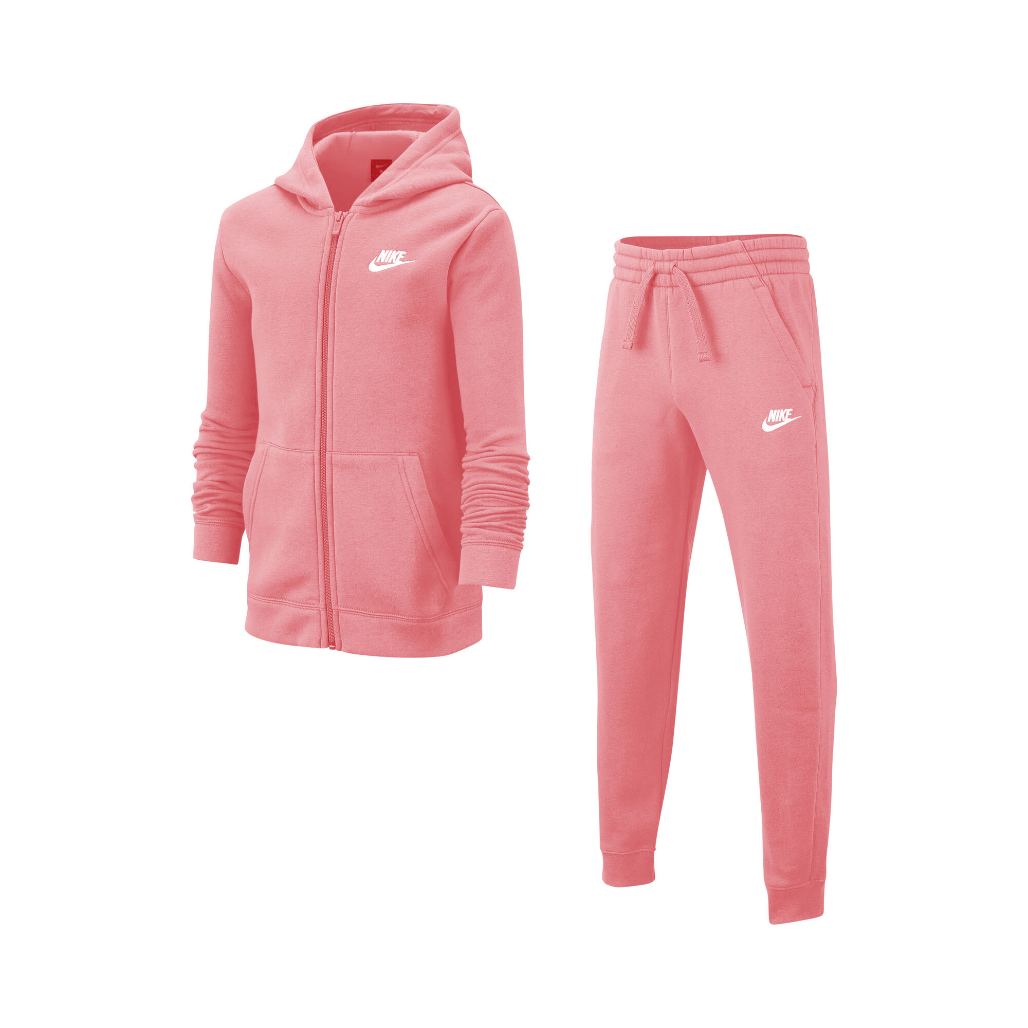 nike sweat suit pink