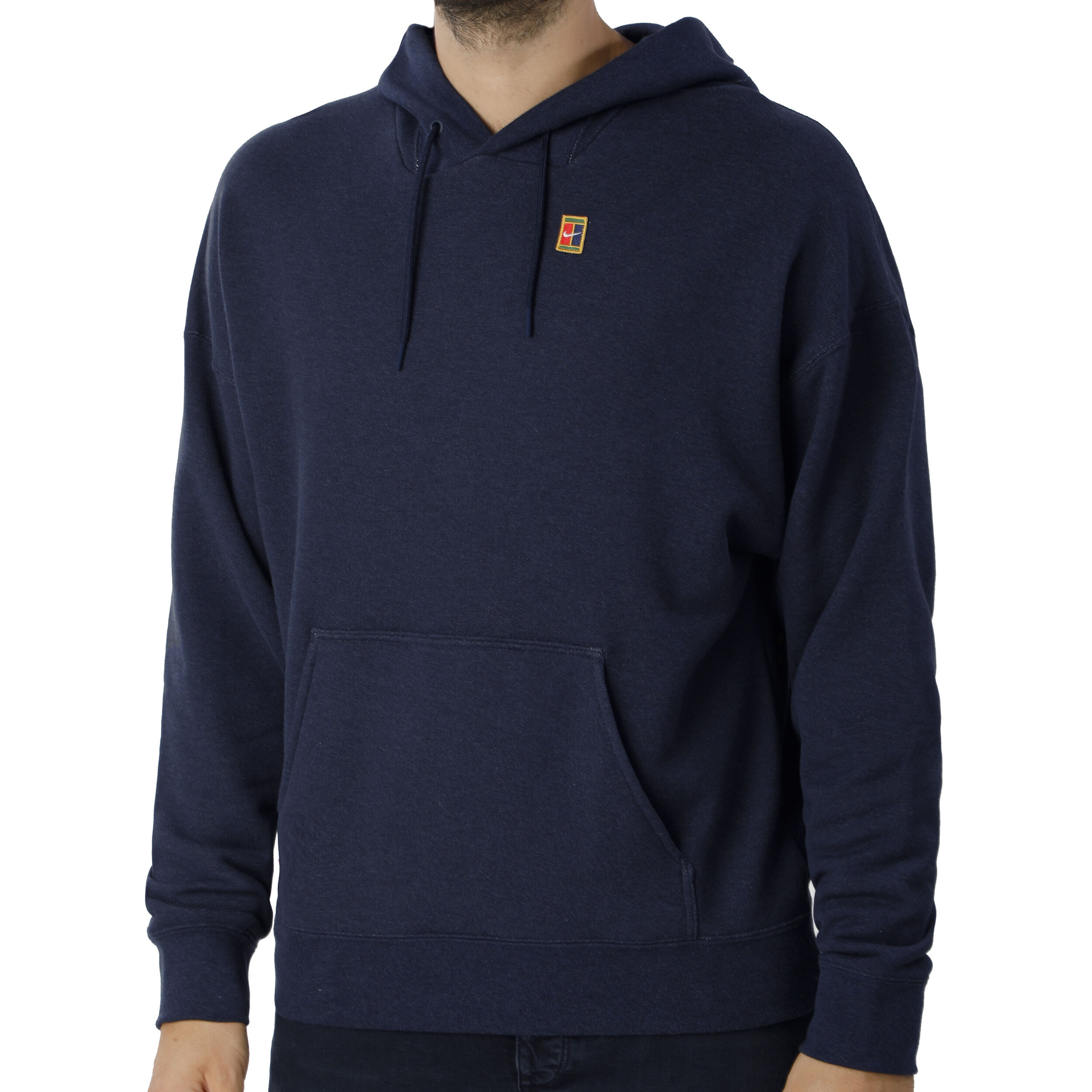 Court Heritage Fleece Hoody Men Dark Blue Dark Grey