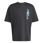 adidas Clothing adidas GFX Joy T-Shirt Men - dark grey, multicoloured