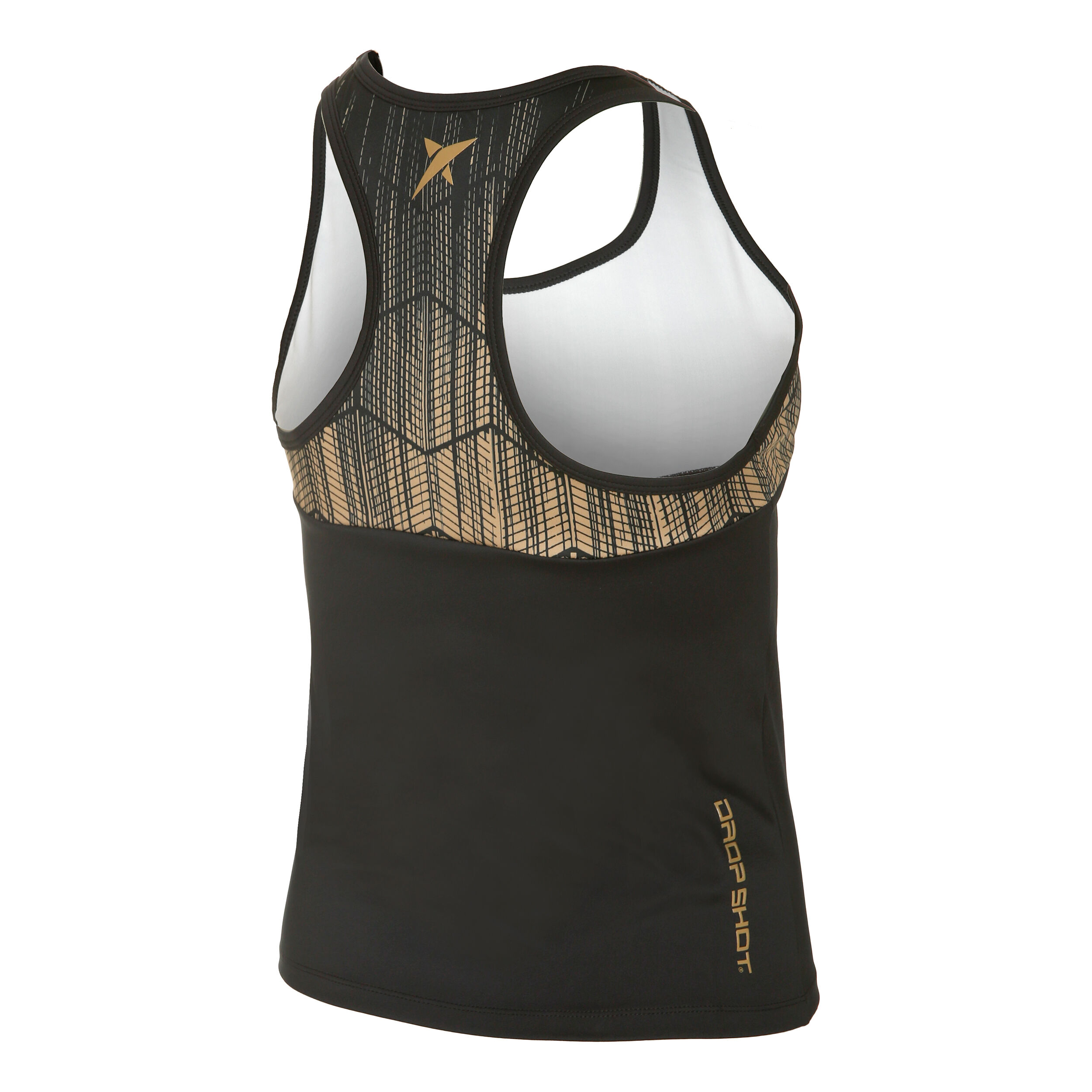 Black and best sale gold tank top