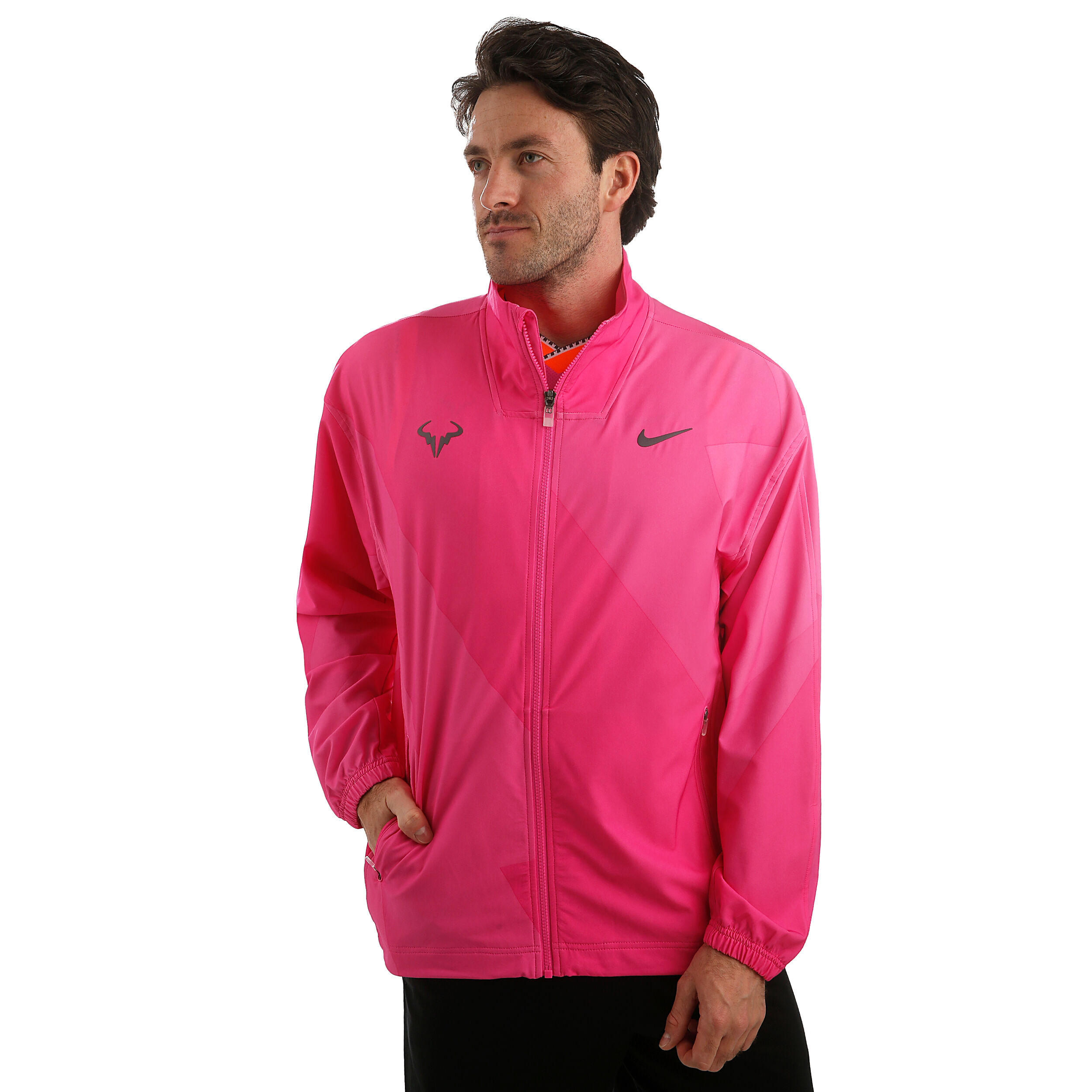 Pink nike cheap jacket mens
