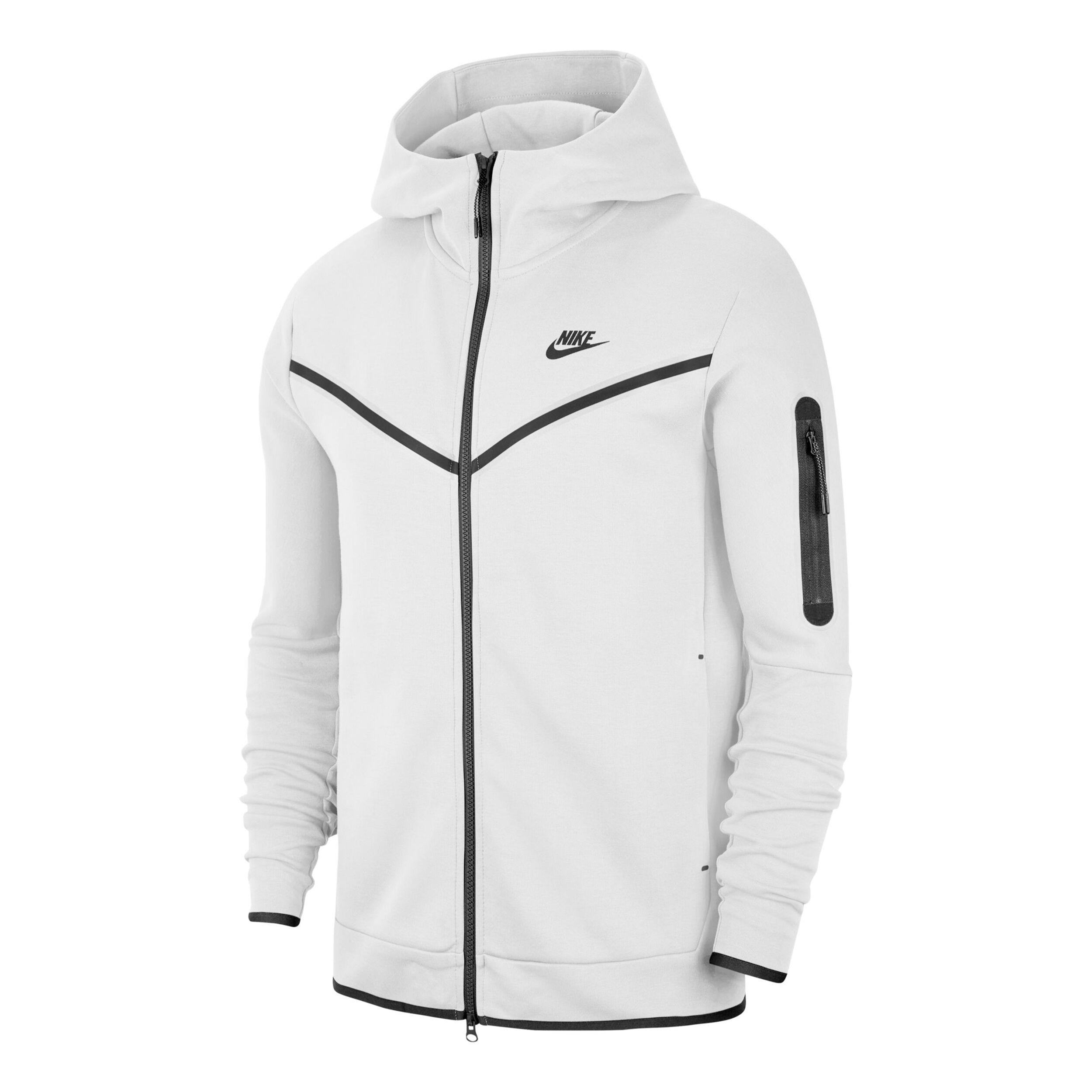 Buy Nike Sportswear Tech Fleece Zip Hoodie Men White Black online Padel Point COM