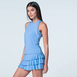 Lucky in Love Clothing Lucky in Love High Neck Action Tank Top Women-Light Blue