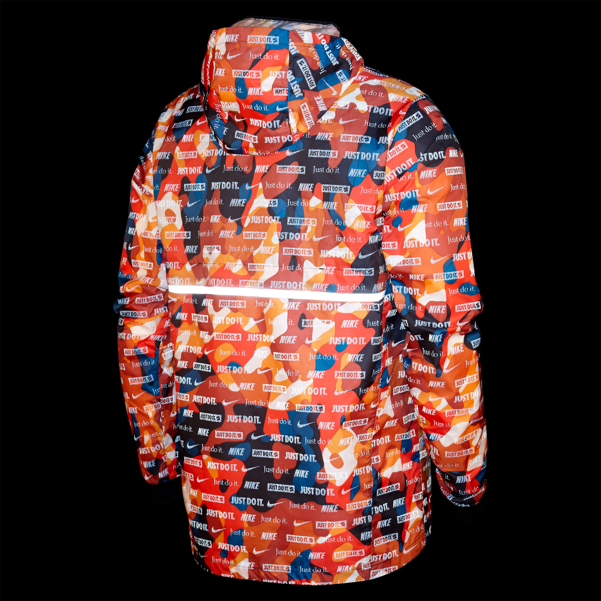 Nike Shield Ghost Flash Running Jacket Men - Red, Orange Padel-Point