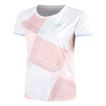 Lotto Clothing Lotto Tech IV D1 T-Shirt Women-Pink,White