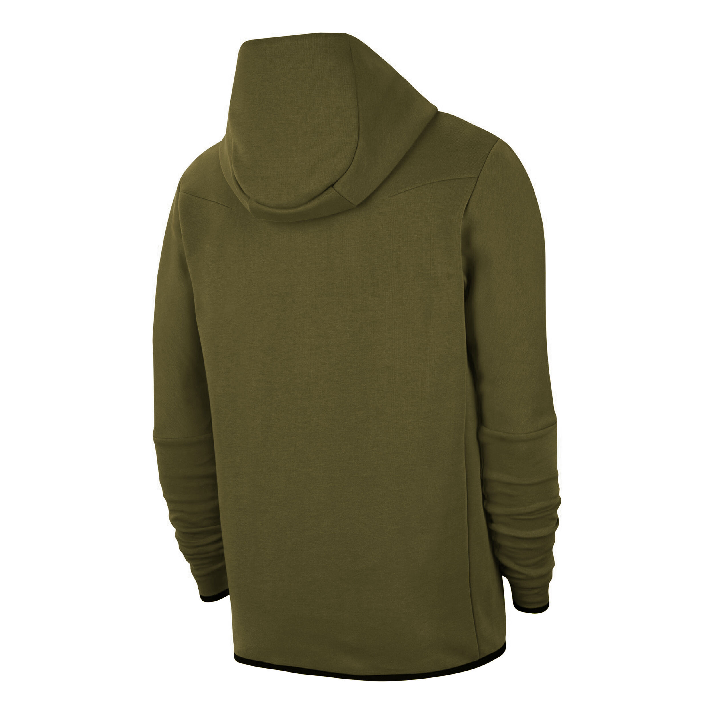 Olive Green French Terry Cotton Mens Military Track Pants
