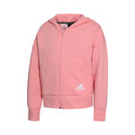 adidas Must Haves Doubleknit 3-Stripes Full-Zip Hoodie Girls