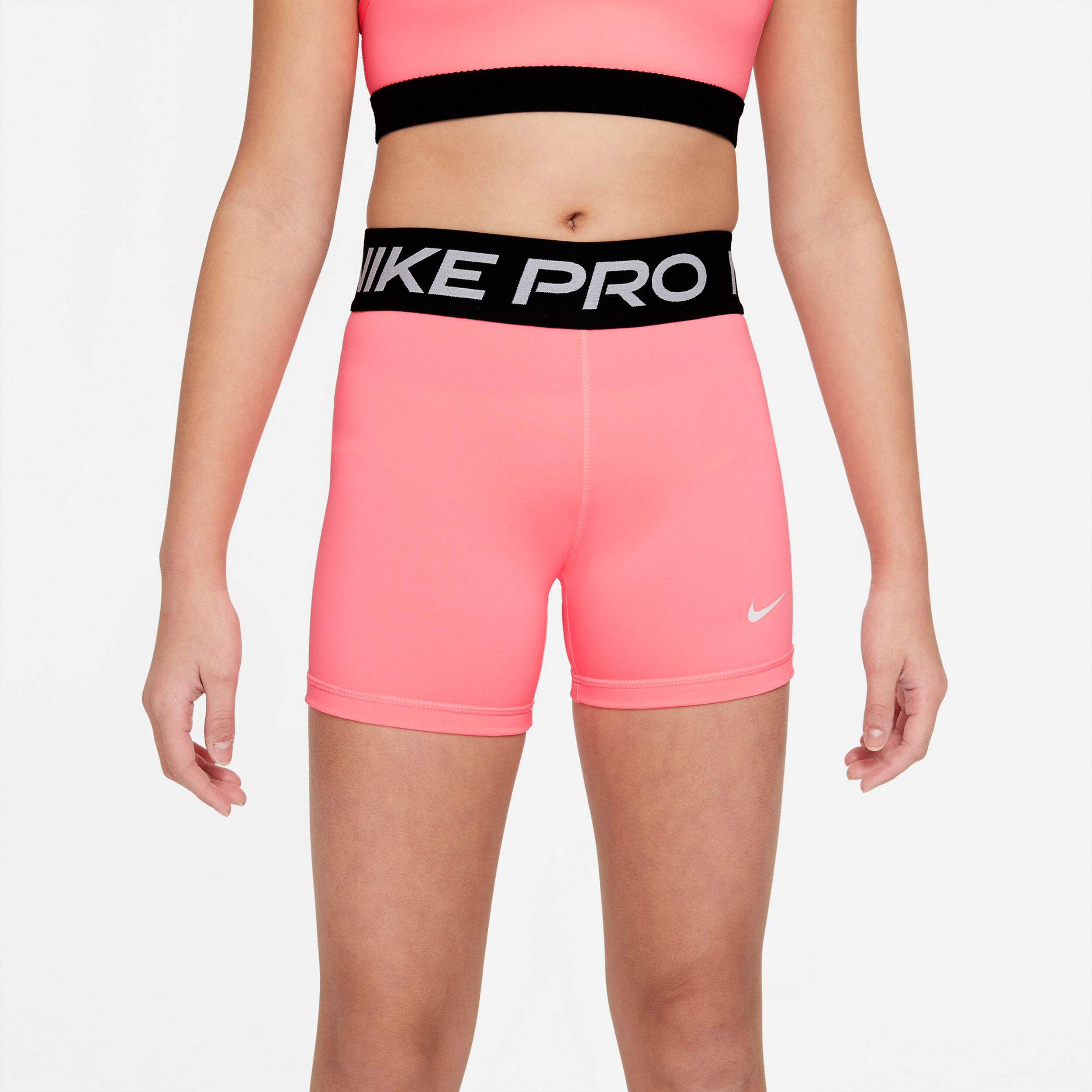 Buy Nike Pro Shorts Girls Pink White online Padel Point COM