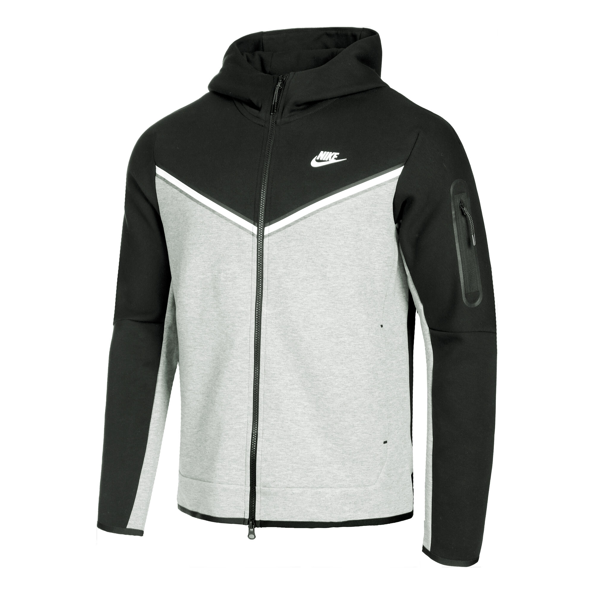 Hoodie Tech Fleece Grigia E Nera Fleece Hoodie Nike Tech Fleece
