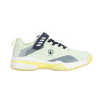Quiet Please Tennis shoes Quiet Please Match Velcro Clay Court Shoe Kids-Lime,Yellow
