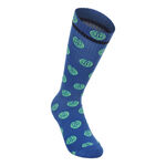 BIDI BADU Clothing BIDI BADU Leif Crew Tech Graphic Tennis Socks 1 Pack-Blue,Neon Green