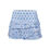 Illusion Pleated Scallop Skirt Women