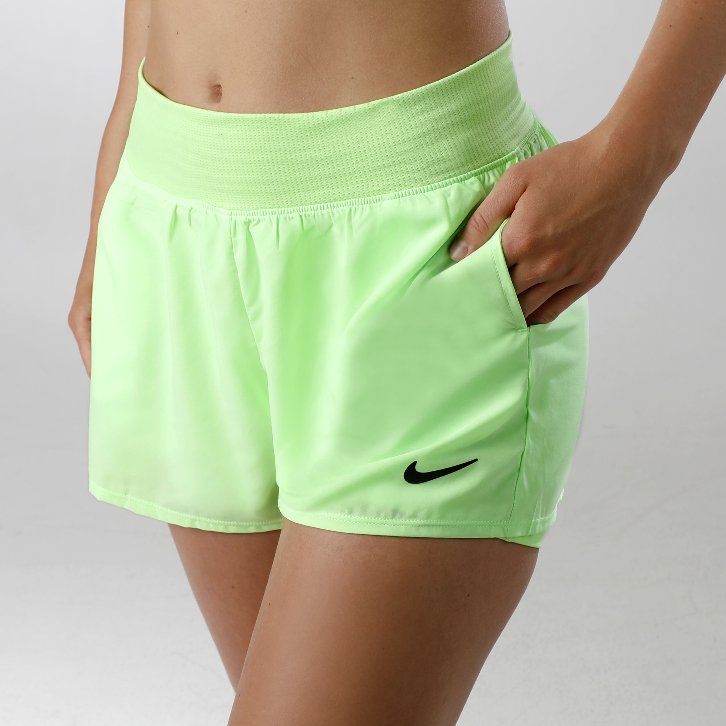 Neon green sales shorts nike