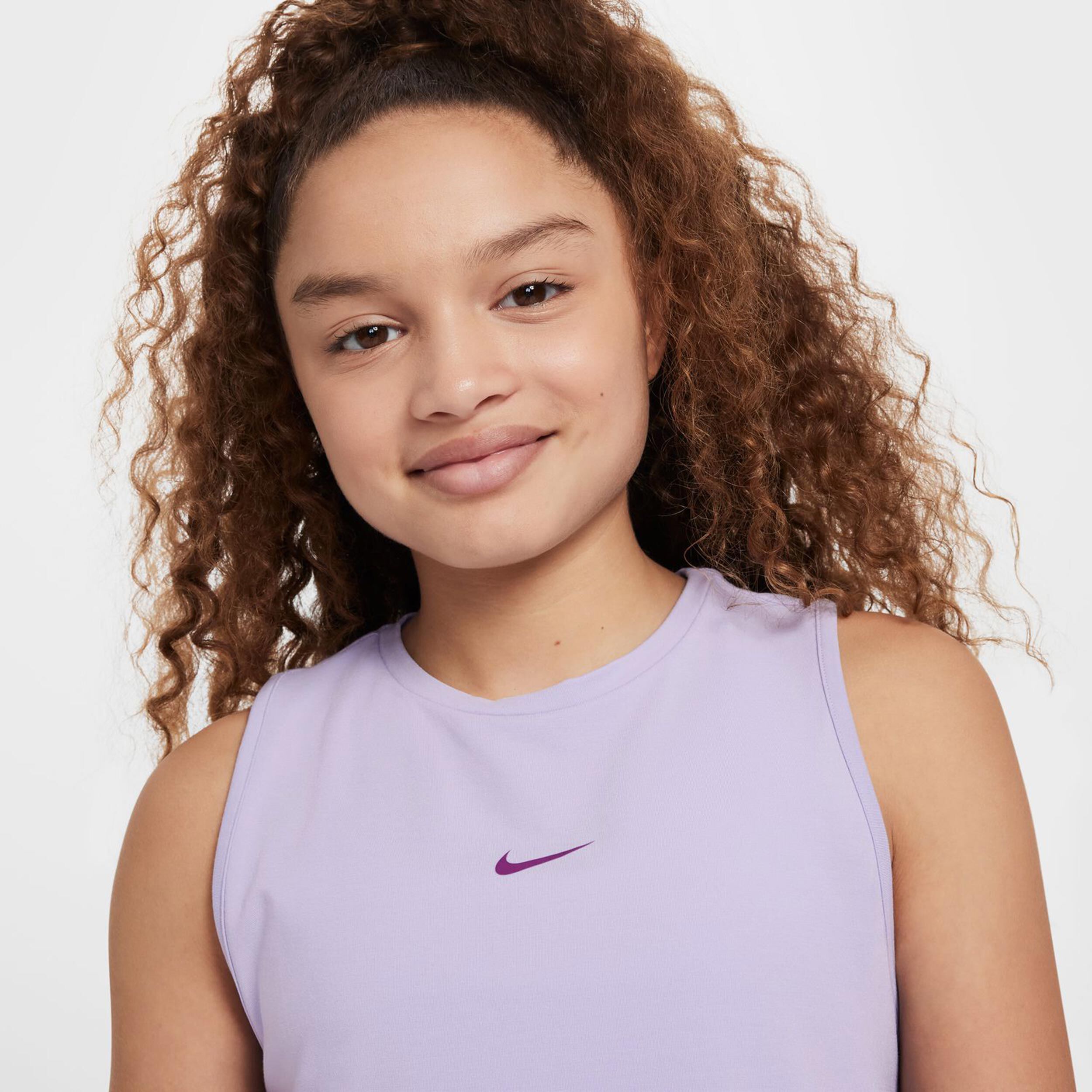 Dri Fit Pro Big Kids Tank Top Girls Lilac
