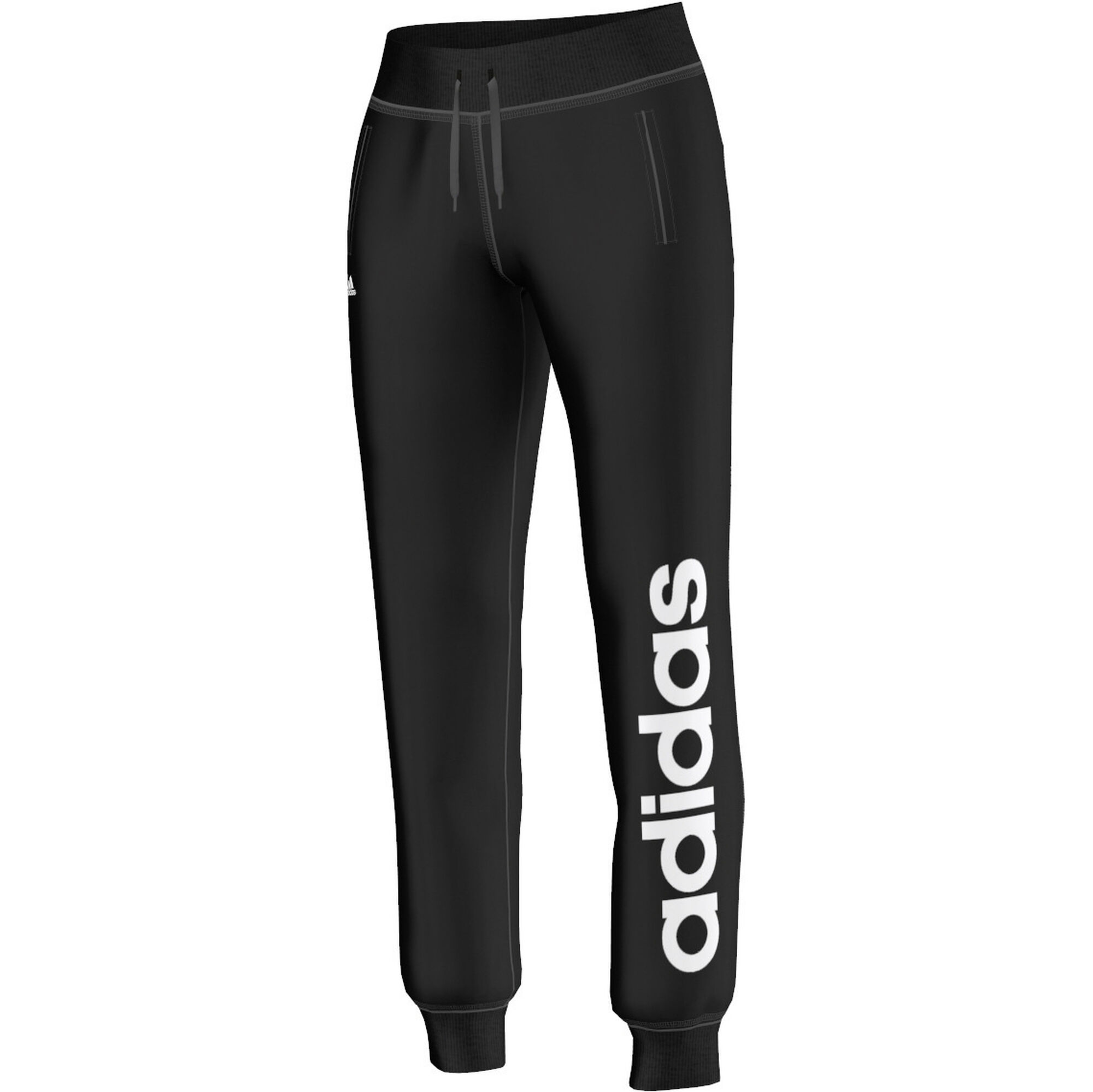 adidas Essentials Linear Pant Training Pants Women - Black, White online |  Padel-Point