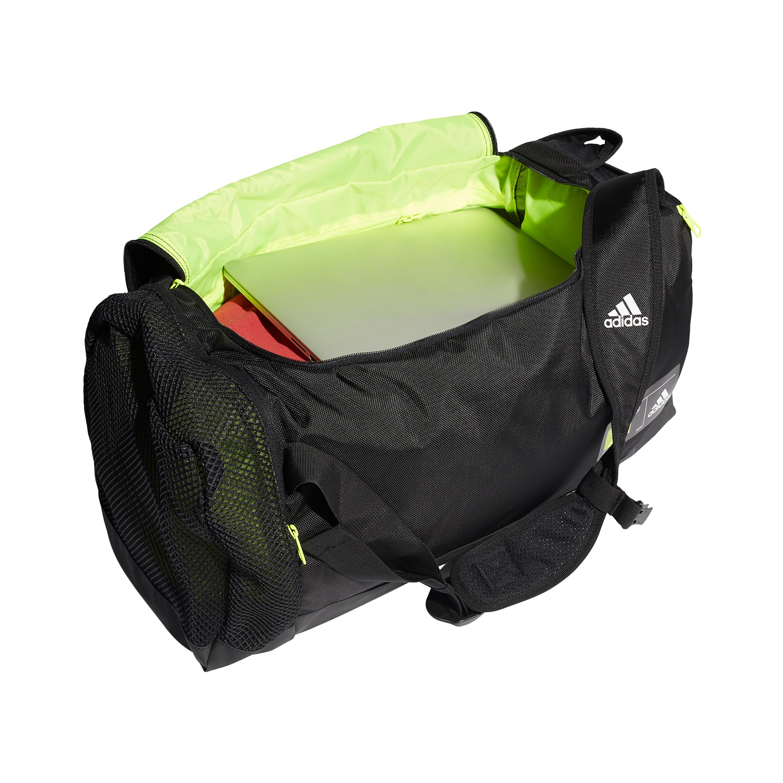 Buy adidas 4 Athletes ID Duffle M Sports Bag Black Yellow online